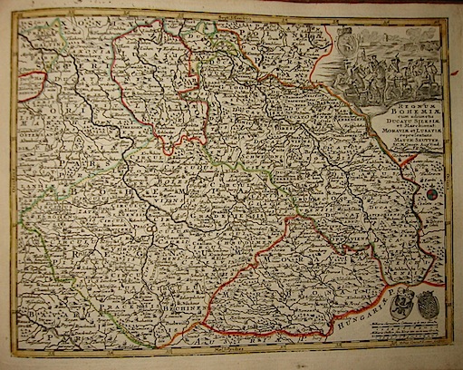 Seutter Matthaeus (1678-1757) Regnum Bohemiae adiunctis Ducatu Silesiae et Marchionat. Moraviae et Lusatiae... s.d. (ma 1744) Augsburg, presso C.Lotter 